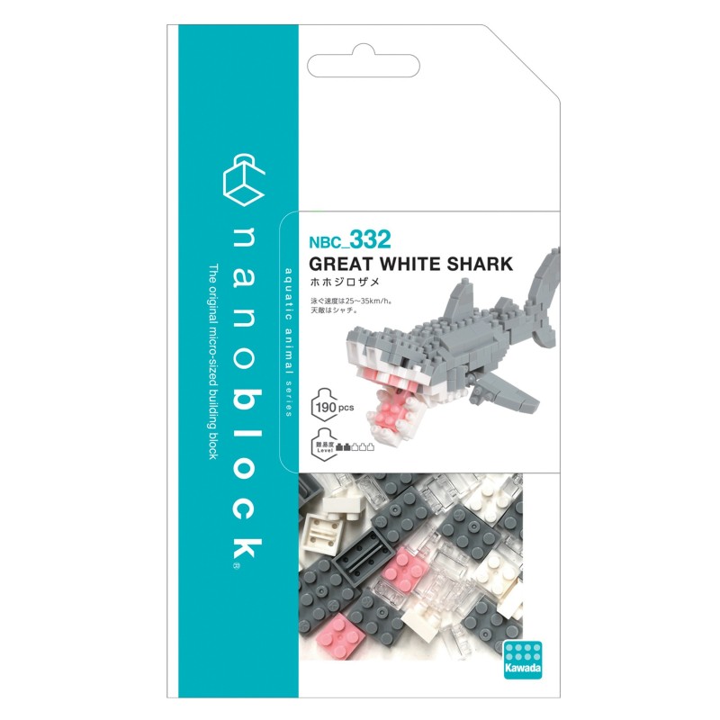 Nanoblock great white best sale shark
